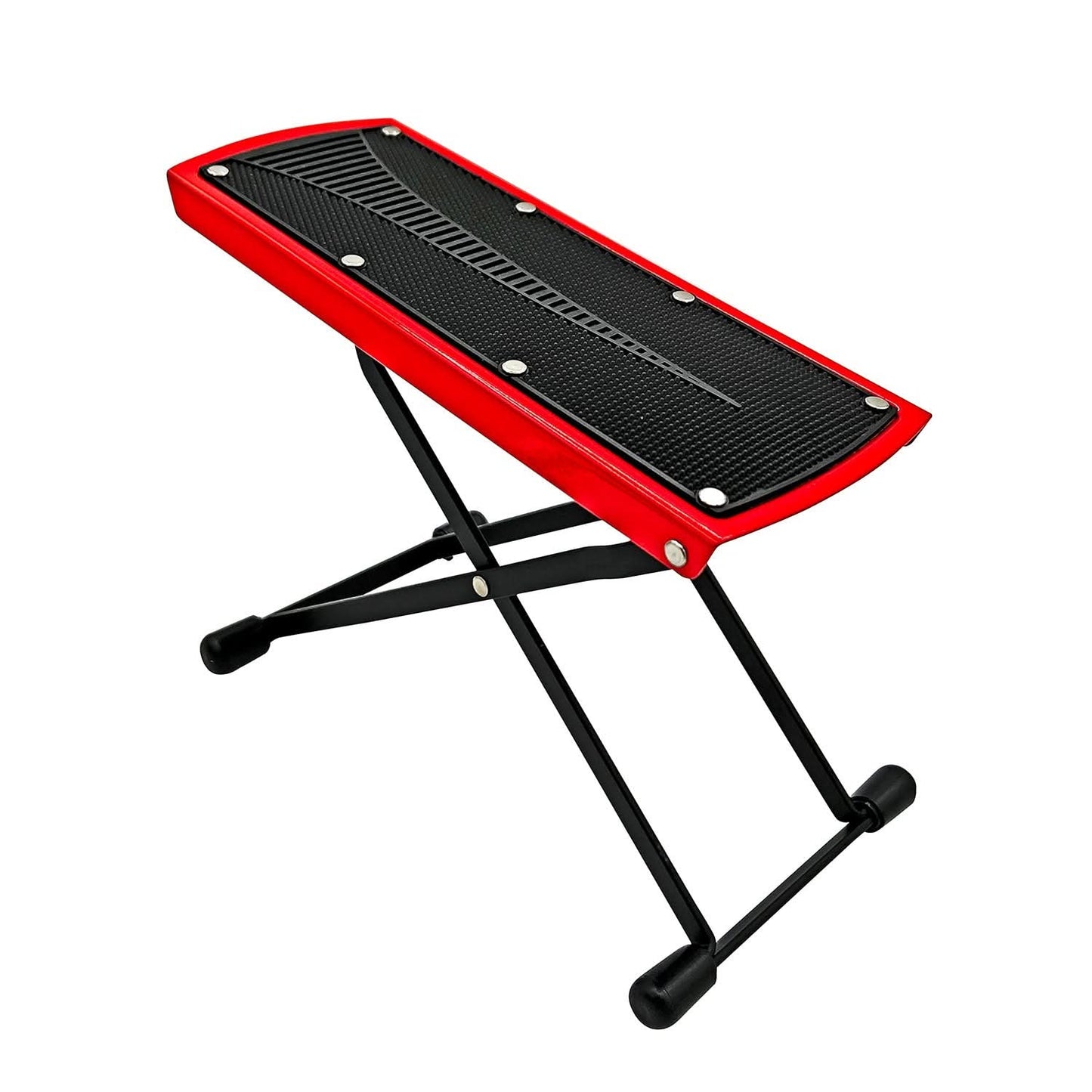 5Core Guitar Foot Stool Height Adjustable Folding Leg Rest Classical Footrest